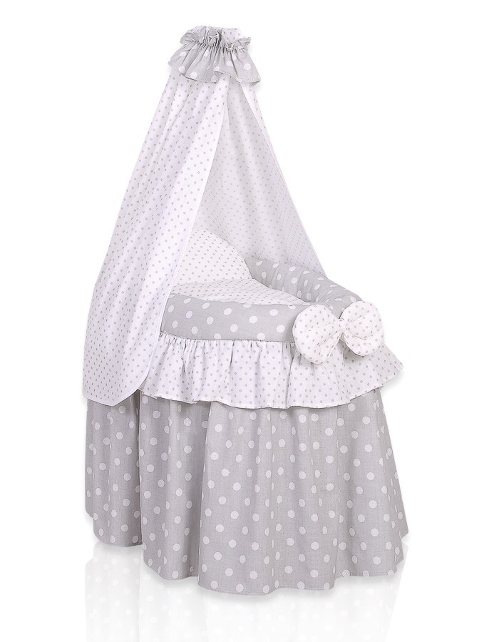 Berceau en osier blanc, lit poupee berceau à bascule en bois - Jeux - Jouets