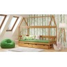 Lit enfant en bois de pin massif Maison 160x80 cm