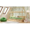 Lit enfant en bois de pin massif Maison 160x80 cm