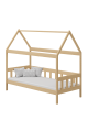 Lit enfant en bois de pin massif Maison 180x80 cm