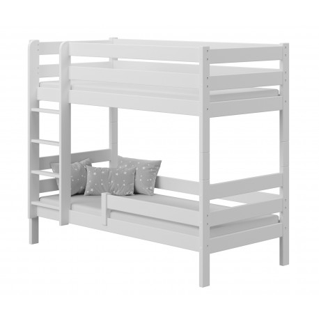 Lit superposé en bois massif Casper 190x80 cm