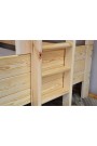 Lit superposé en pin massif Basilio