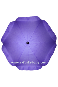 Ombrelle pour poussette universelle violette