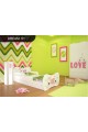 Lit enfant Rêves Blancs Collection avec tiroir et matelas